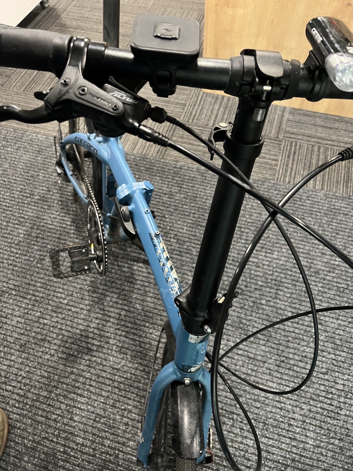 Carrera Intercity Disc 9 Speed Foldable Bike eBay