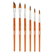 Watercolor Brushes Professional 6PCS Watercolor Paint Brushes for Painting Ca...