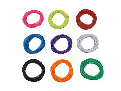 Sweatbands Neon Headbands Fishnet Gloves Necklace Gummies 80's Fancy Dress Sets - Picture 24 of 33