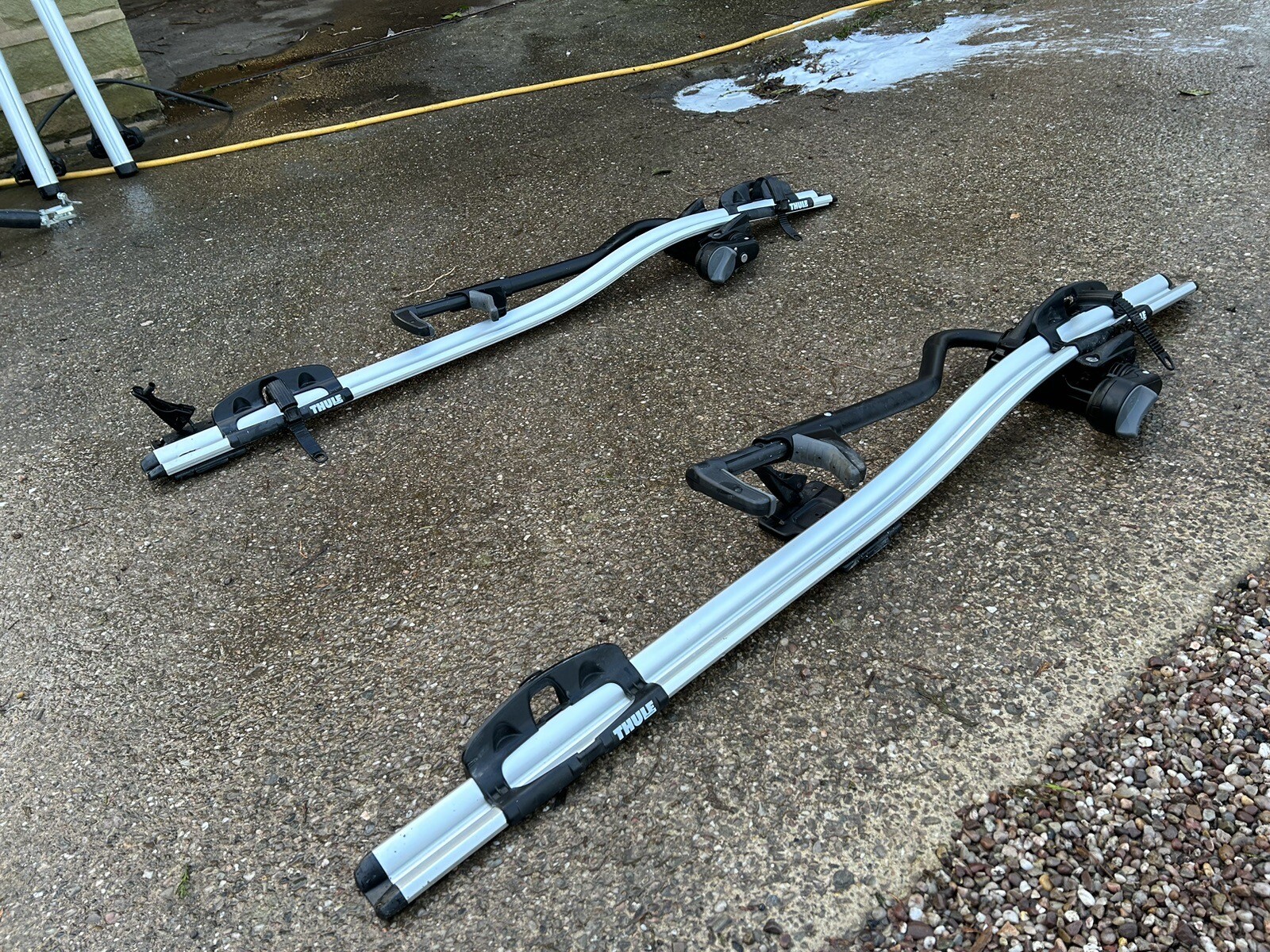 Thule ProRide 598001 Bike Roof Rack Silver 7313020070124 eBay