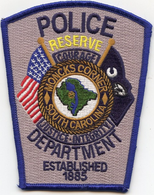 MONCKS CORNER SOUTH CAROLINA SC RESERVE POLICE PATCH eBay