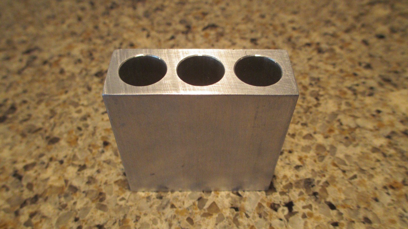 Aluminum Structural Building Block, 3 Thru Hole Block, 2