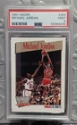 Michael Jordan 1991 NBA Hoops Card #455 Supreme Court Bulls PSA 9 Mint