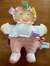 Taggies Mary Meyer Doll My First Baby Doll Plush Lovey Lovie Super Soft Stuffed
