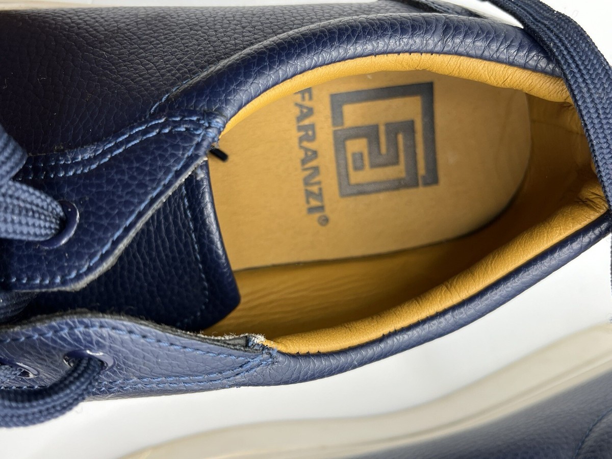 Faranzi Mens F41527 Blue Shoes (NWT) Faranzi Men main image 3