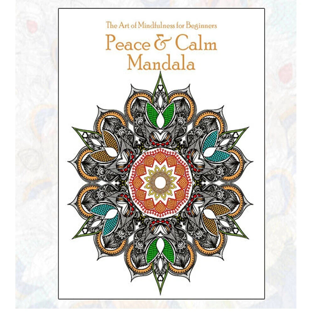 Art of Mindfulness for Beginners Peace & Calm Mandala Paperback NEW - Image 3