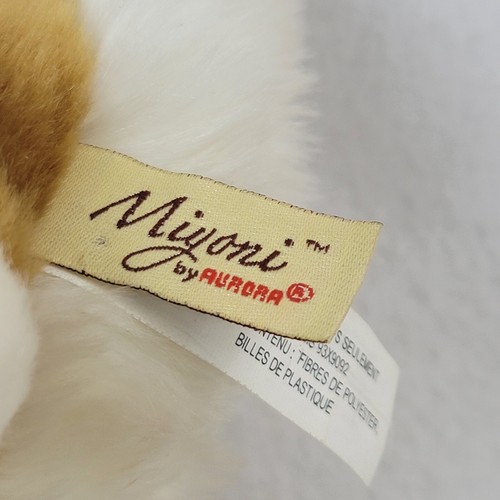 Miyoni von Aurora Plüschhase Kaninchen Spielzeug braun weiß weich Ostern Frühling 10 Zoll - Bild 11 von 14