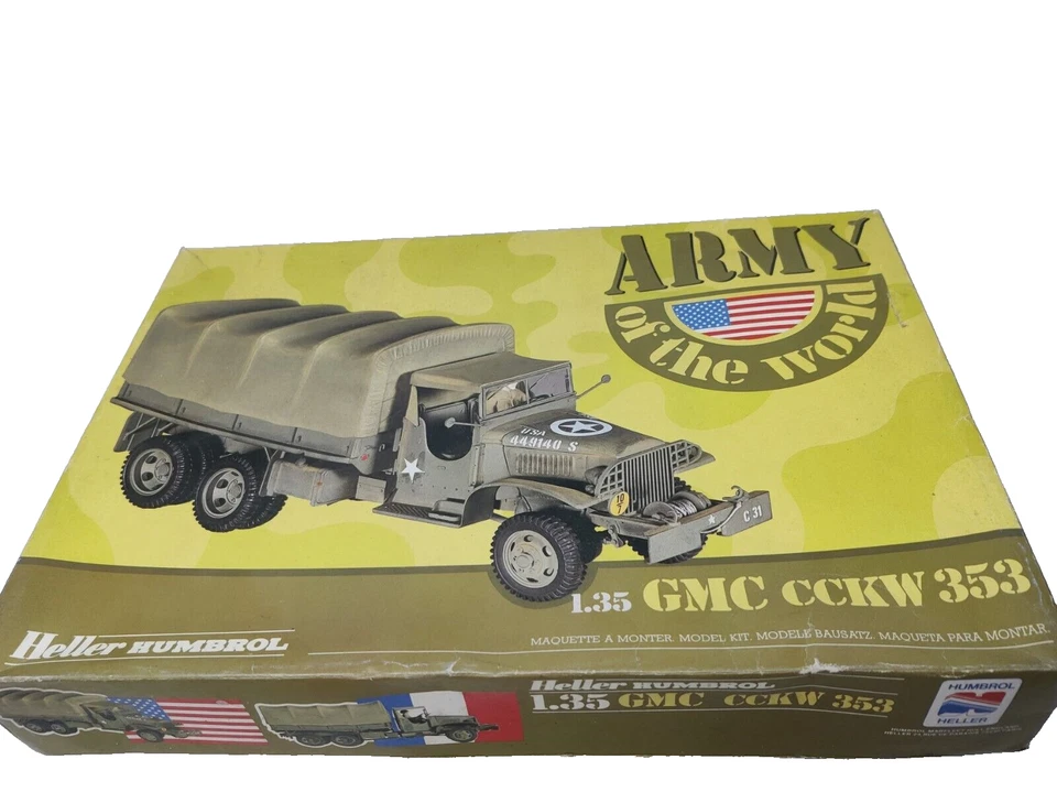 Modellino Camion GMC Cckw 353 Army Of The World - Heller - 1/35 - Immagine 2 di 2