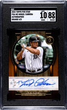 2022 Topps Five Star Orange #FSA-MC Miguel Cabrera SGC 8 NM/MT Auto 4/5 Tigers 