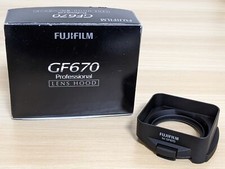 Near MINT in Box Fuji Fujifilm GF670 Professional Genuine Lens Hood From JAPAN