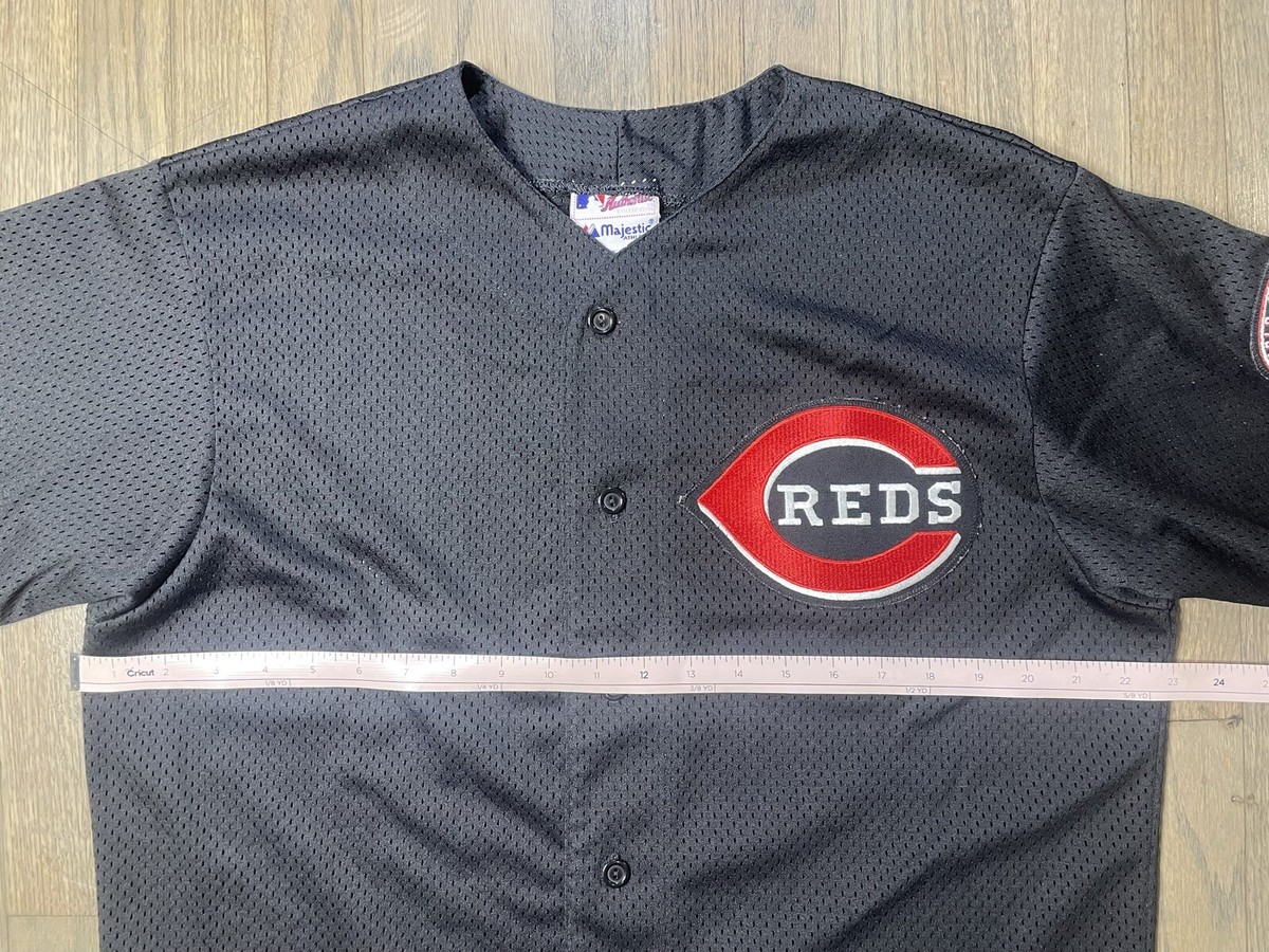 majesy MLB Cincinnati REDS USA製 Vintage Majestic Cincinnati Reds Mesh MLB Baseball Jersey