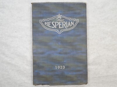 #ad Yearbook Oregon City High School Oregon City Oregon 1923 Hesperian VG $39.95
