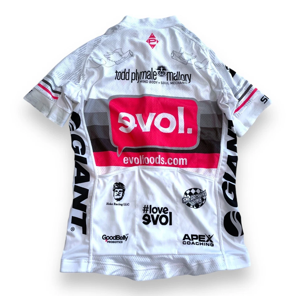 Женская велосипедная майка Panache EVOLUTION Burritos Team белая размер Small сделано в США - Изображение 2 из 4