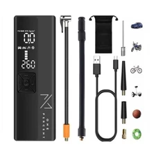 Portable Digital Air Compressor 150PSI Electric Auto Pump Tire Inflator With LCD