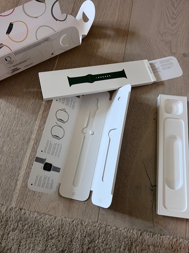 Apple Watch Series 7 41mm zielona aluminiowa koniczyna - model A2473 - tylko puste pudełko - Zdjęcie 5 z 6