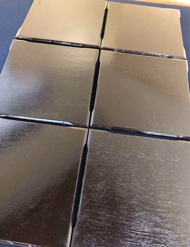 Set of 6 Matsuba-Design Square Lacquer Trays – Perfect for Kaiseki, Tea Ceremony - Picture 3 of 9