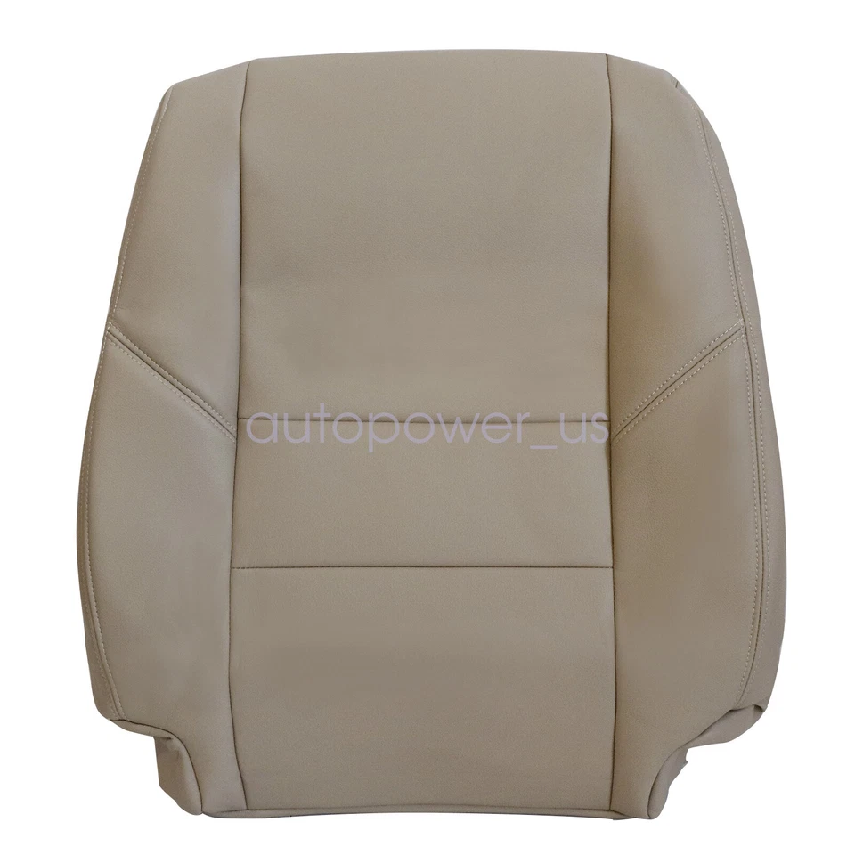 For 2000-2004 Toyota Tundra Sequoia Front Leather Seat Cover & Armrest Cover Tan Foto 3 de 4