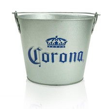 Corona Metall Eiseimer 5l Flaschen Getr&auml;nke K&uuml;hler Eisw&uuml;rfel Beh&auml;lter Ice Bucket