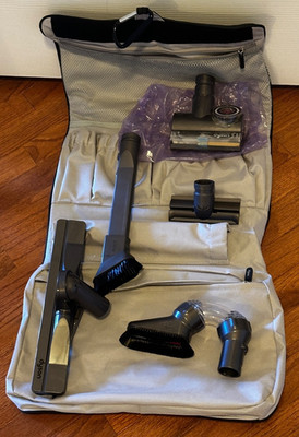 Genuine Dyson Roll-Up Tool Storage Bag with Assorted Accessories   Mixed Lot