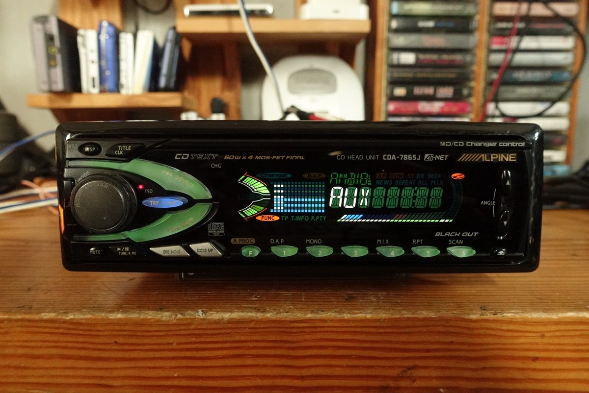 Alpine CDA-7865J. CD/US fM/Aux-Bluetooth. Good Condition. | eBay