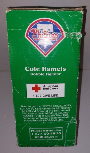Cole Hamels Bobblehead Philadelphia Phillies 2007 "Christmas in July" SGA - Picture 3 of 8