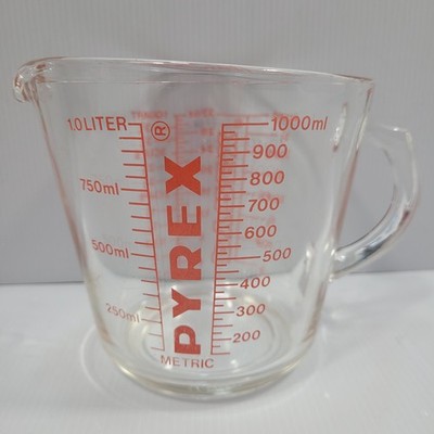 Vtg PYREX 4 Cup D-Handle Liquid Measuring Cup #532 | Made In USA