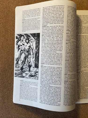 FOOM #14 Conan & Red Sonja 1976 VGC Price on cover inked in. J Buscema Cover - Picture 8 of 18