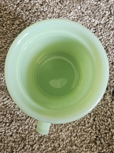 Mosser Jadeite Pressed Glass Measuring Jar With Lid - Picture 7 of 10