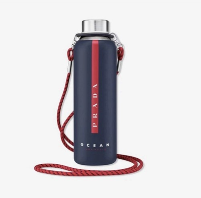 #ad #ad New In Box Prada Beauty Luna Rossa Screw Top amp; Handle 16 oz 500ml Water Bottle $49.99