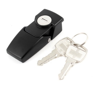 Cabinets Spring Load Metallic Hasp Latch Lock with Key