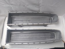 1966 66 Pontiac Lemans Headlight Grilles With Bright Trim Right Left