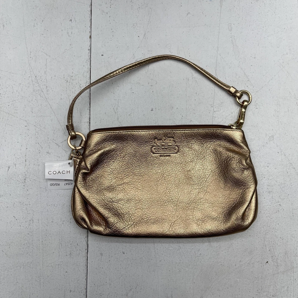 coach gold wristlet products for sale | eBay