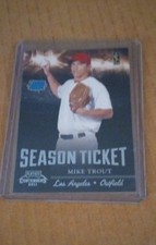 2011 Playoff Contenders - Season Tickets Mike Trout #17 (RC)