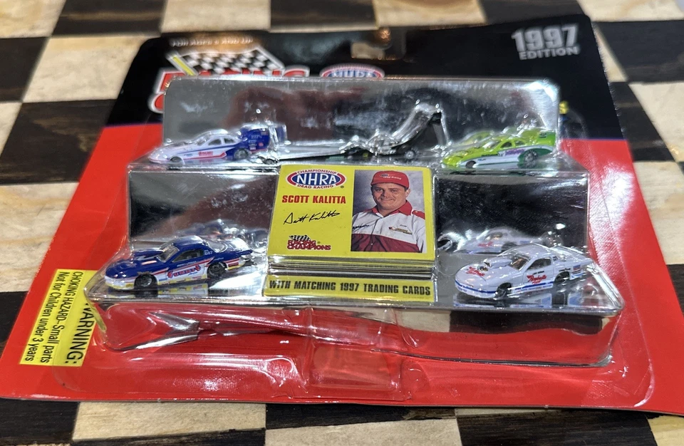 Racing Champions conjunto de cinco réplicas 1/144 NHRA Racing 1997 edição Scott Kalitta - Imagem 3 de 4