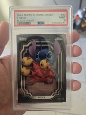 2024 TOPPS CHROME STITCH #93 BLACK /10 PSA 9