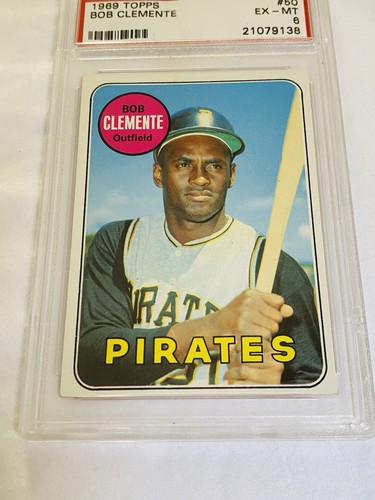 1969 TOPPS BOB CLEMENTE PSA 6 EX-MT SHARP #50 NICELY CENTERED HOF ROBERTO - Picture 4 of 7