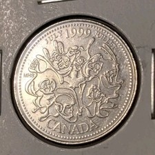 1999 July Canadian Commemorative Quarter 25 Cent Coin