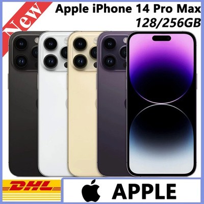 Neu Apple iPhone 14 Pro Max 5G 128GB/256GB Ohne Simlock Smartphone Dual SIM 6.7''
