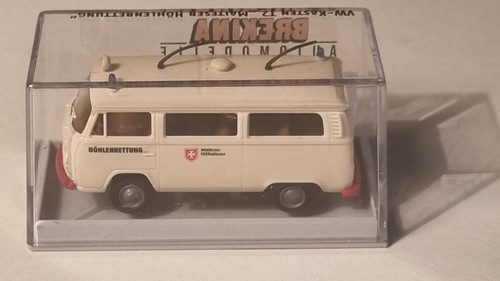 Brekina VW Bulli VW Bus T2 Malteser Höhenrettung 1:87 unbespielt OVP S039-26