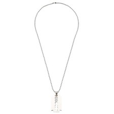 Herren Rasiermesser Klinge Anhänger Kette Halskette Silber I8R89305