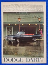 1961 Dodge Dart 2-door Convertible Original Classic Print Ad American Auto Style 1961 Dodge Dart 2-door Convertible Original Classic Print Ad American Auto Style