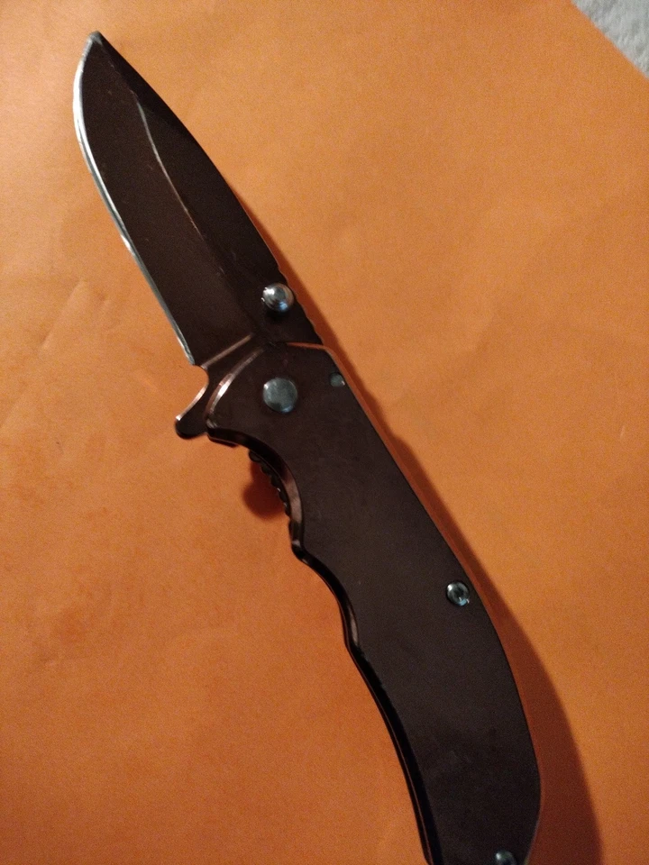 Глянцевый универсальный мини складной нож из нержавеющей стали, Китай, вкладыш замок - Изображение 2 из 4