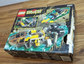 Lego 4950 Rock Raiders Loader Dozer Classic Vintage Box Original Box Instructions