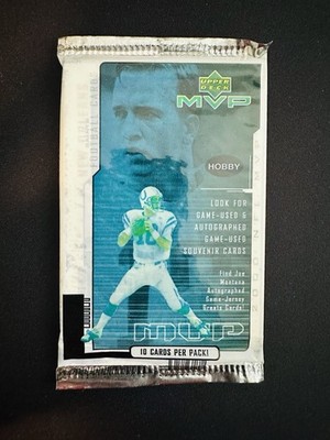 Upper Deck 2000 NFL MVP Football Trading Card Pack 10 Cards