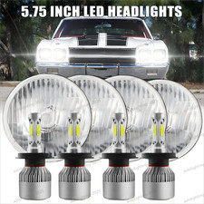 4pc 5 34 5.75 Led Headlights Hilo Beam With Drl For Chevy Chevelle 1965-1970