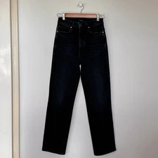 KHAITE Abigail Jeans – Size 26 – Dark Wash – 98% Cotton – Made in USA