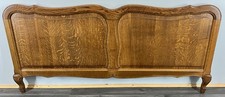 Headboard Vintage French Louis XVI Oak Carved Double Bed Headboard LOT 4751
