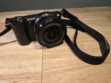 Sony Alpha a5000 Mirrorless Digital Camera with 16-50mm Black, Read Lens Issue