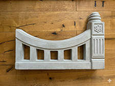 Gießform für Beton-Gartenzaun,  Balustrade, 60x40cm, stabiler Kunststoff