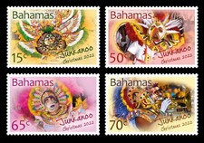 Bahamas 2022 - Junkanoo Christmas - Set of 4 Stamps - MNH